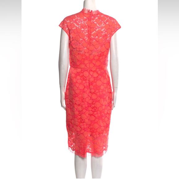 Lela Rose Lace Pattern Midi Length Dress - Picture 3 of 13